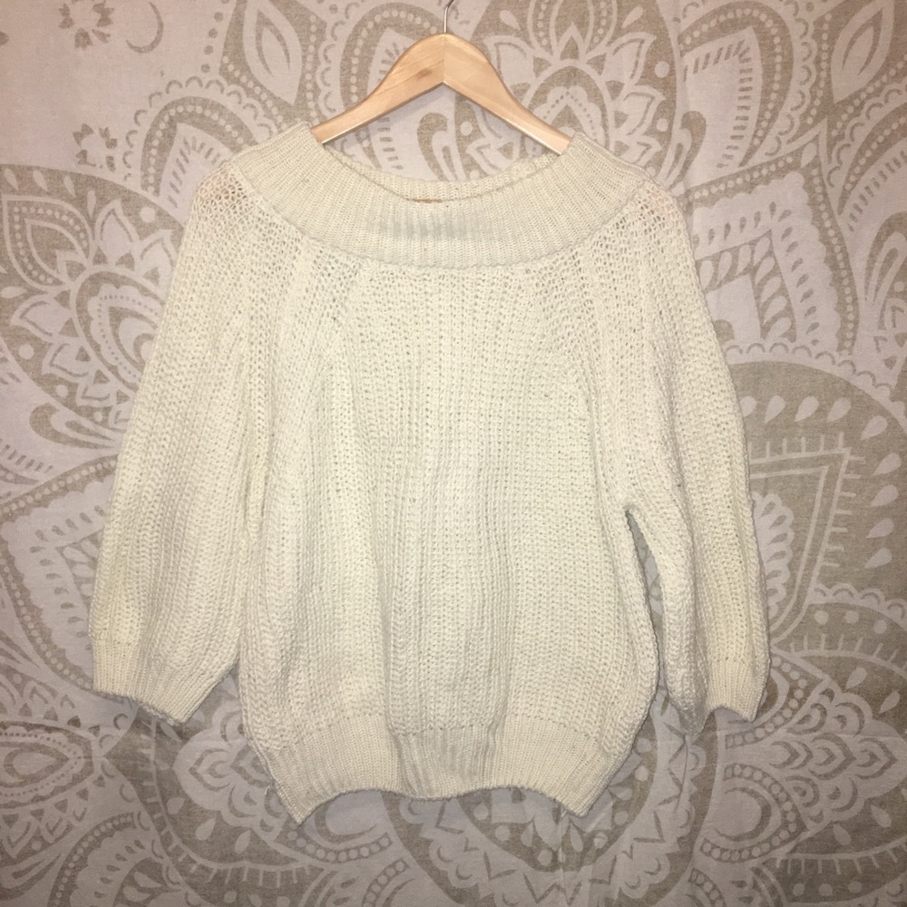 Off the Shoulder Sweater